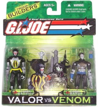 Childrens Toyshop  Toys : Cobra B.A.T. II V3.2 & Cobra B.A.T. V4 GI Joe Venom vs. Valor Action Figures