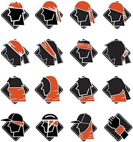 Viout® Stretchable Tubular Outdoor Cycling Skiing Mask Printing Mask, Sunproof Ultraviolet-proof Balaclavas Headwear, Facemask / Motorcycle Face Mask Neck Tube Snood for Cycling Bike Motorbike Riding Skiing. (19.7 X 9.5 In) (Green)