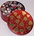 Gourmet Food : Scott's Cakes Licorice Bridge Mix in a Heart Tin