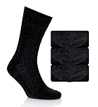 3 Pairs Non Elastic Wool Rich Socks