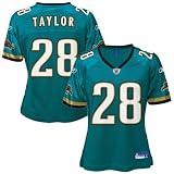 51sotym2%2BhL. SL160  Reebok NFL Equipment Jacksonville Jaguars #28 Fred Taylor Teal Ladies Replica Football Jersey