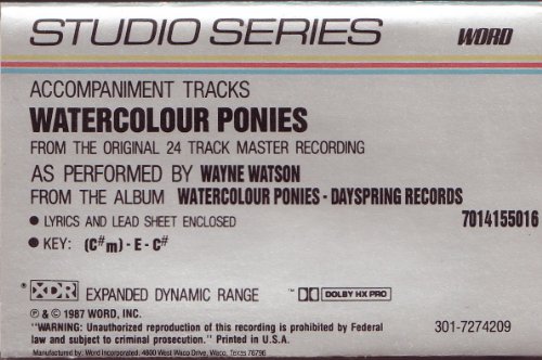 Wayne Watson - Watercolour Ponies (LP Version) Lyrics - Zortam Music