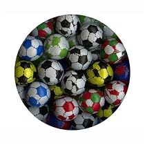 Candy Chocolate Footballs, 40 supplied