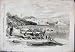 LAZZARONI SHORE BAY NAPLES BY READ 1856 OLD PRINT ITALY Image