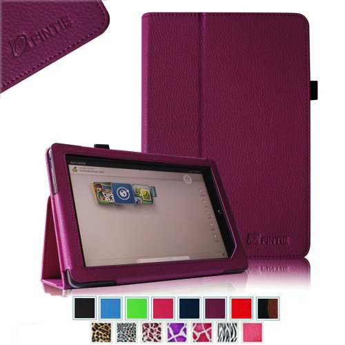 FINTIE Slim Fit Folio Case for Barnes & Noble Nook HD+ 9 inch Tablet (Support Auto Sleep/Wake Function) - Purple