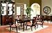 7PC Broadway Dining Set In Solid Wood Cherry Finish.