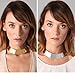 NYBK Fashion Mirror Finish Choker Necklace Collar