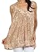 Sakkas Bohemian Summer Sleeveless Blouse