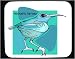 Mouse Pad with famosa, white, bird, nectarinia