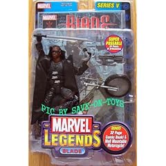 Marvel Legends 2003 - Serie 5 - BLADE - SUPER RARE mit 32 Seiten Comic und Display Stand