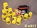 Sports : Speed Stacking: FlashCups Set gelb, mit DVD
