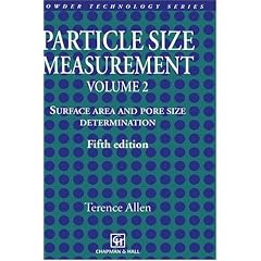 Particle Size Measurement: Surface Area and Pore Size Determination.