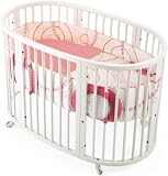 Stokke 4 Piece Crib Bedding Set - Circles