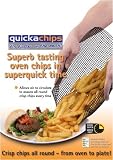 Quickachips, multipurpose baking tray - avoid turning food over - croissants, pizza, chips etc