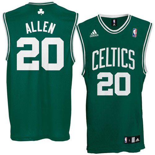 Ray Allen Jersey: adidas Green Replica #20 Boston Celtics Jersey