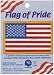 American Flag Applique 2-1/2 Inch X3-1/2 Inch -Iron-On