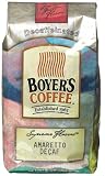 Boyer's Coffee Amaretto Decaf, 16-Ounce Bags (Pack of 2)