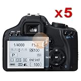 5 Screen Protector Cover for Canon Rebel Xsi Eos 450D