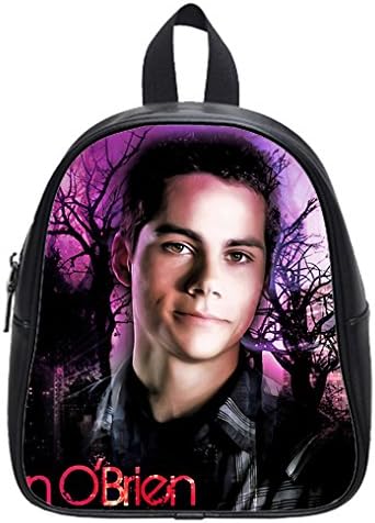 Custom Dylan O'brien Teen Wolf Black Backpack Kid's School Bag Student Shoulder Bag (Small)