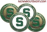 (4) Michigan State Spartans Golf Ball Markers