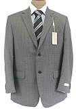 IMAGE OF Michael Kors Mens SB 2 Button Gray Nailhead Wool Suit - Size 38R