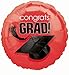 amscan Mayflower Products Congrats Grad Red Balloon Bouquet (Each)