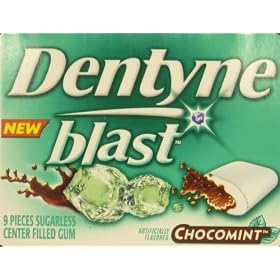 Dentyne Blast Chocomint Chewing Gum 40-9 by Dentyne
