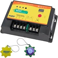 HQRP 20A Solar Panel Battery Charge Controller / Regulator 12V / 24V 20 Amp 300W with PWM Type of Charging plus HQRP UV Tester