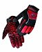 Spotted Red Multi-Activity Sports and Work Grip Neoprene/Mesh Gloves (Small)