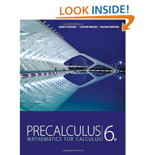 Precalculus: Mathematics for Calculus