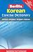 Berlitz Korean Dictionary: Korean-English / English-Korean (Berlitz Concise Dictionaries S.) (Korean Edition)