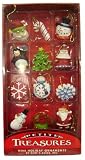 12-Piece Petite Treasures Assorted Christmas Ornament Set #H9914