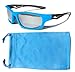 VertX Polarized Neon Sunglasses Sport Wrap Cycling Running Outdoor & Microfiber Pouch