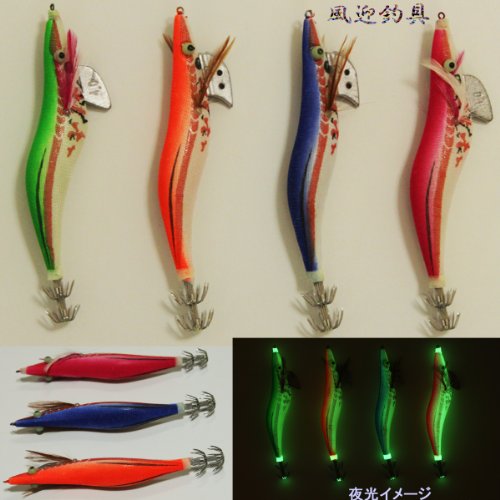★激安★即納★ 夜光 アオリイカ釣 エギング 用 エギ 4.0号　40個セット★