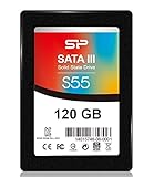 SP シリコンパワー SSD 120GB SATA3 6Gb/s CDM Read:520MB/s Write:370MB/s 3年保証 2.5インチ (7mm) S55シリーズ SP120GBSS3S55S25FR