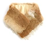 (カシュネ)cache nez レース付ラビットティペット 02-02-09110 NBE ナチュラルベージュ F