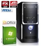 CSL Sprint H5921 - AMD FX-4100 4x 3600 MHz, 8 GB RAM, 1000 GB HDD, Radeon HD 5450, DVD-RW, CardReader, Gigabit LAN, Win7HP, Office 2010von "CSL-Computer"