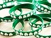 St. Patrick's Day Irish Good Luck Shamrock Bracelet (12 Pack)