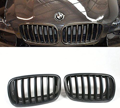 JCSPORTLINE Carbon Fiber Kidney Front Grille for BMW E70 X5 E71 X6 2007-2011