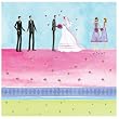 Wedding Wishes Dessert Lunch Napkins 16 Ct. 12-7/8" X 12-3/4"