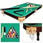 Tisch Billard Spiel Billardtisch mit Zubeh�r 90 cm
