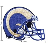 St.louis Rams Patches Helmet Logo Embroidered Iron on Patches From Thailand