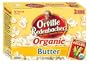 Orville Redenbacher's Gourmet Microwavable Popcorn, Organic Butter, 2-Count Boxes (Pack of 12)