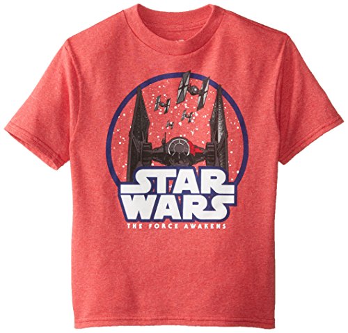 Star Wars Boys' T-Shirt, X-Wing Red, 4T