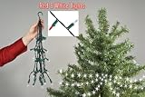 Collegiate Color Hookstrand Christmas Lights - X-Small - Red & White