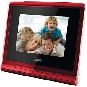 COBY DP356RED 3.5 DESKTOP MULTI-FUNCTION DIGITAL PHOTO FRAME (RED)