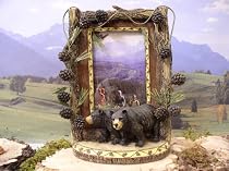 Rustic Bear & Pinecones Photo Frame 4 X 6
