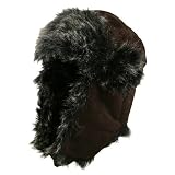 New Suede ML Winter Trooper Hat - Brown W28S37D
