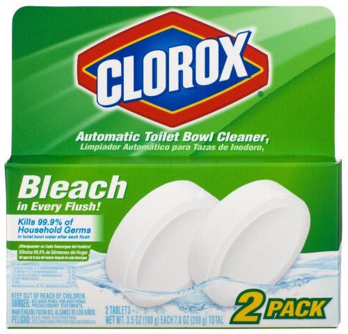 Clorox Automatic Toilet Bowl Cleaner, Two 3.5-Ounce Tablets, Case of 6 (12 Tablets)