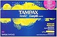 Tampax Pearl Compak Plastic, Regular Absorbency, Unscented Tampons, 40 Count (Pack of 2)